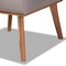 Baxton Studio Odessa Mid-Century Modern Grey Fabric and Walnut Brown Finished Wood Dining Chair 175-10980-Zoro - alternate 5